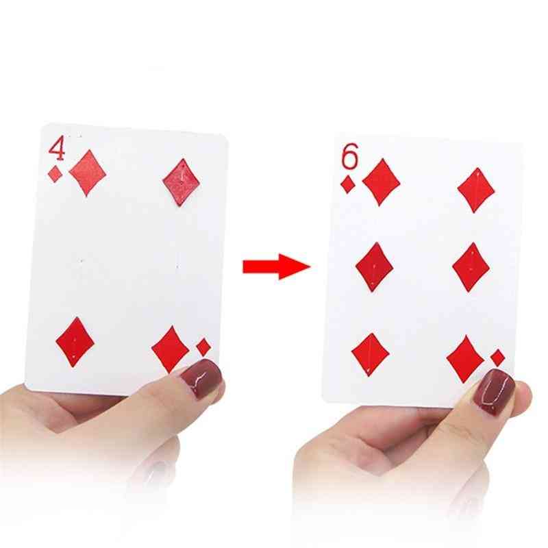 Fantastic 4 To 6 Moving Point, Magic Tricks, Close-up Card