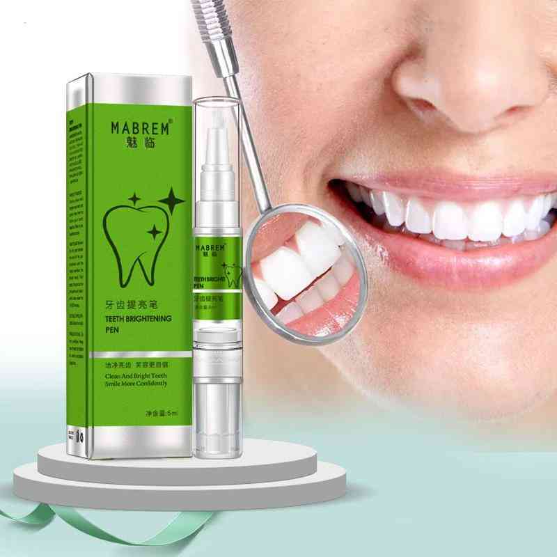 5ml- Teeth Whitening Gel Pen- Cleaning Serum, Oral Care Hygiene, Remove Stains Bleaching