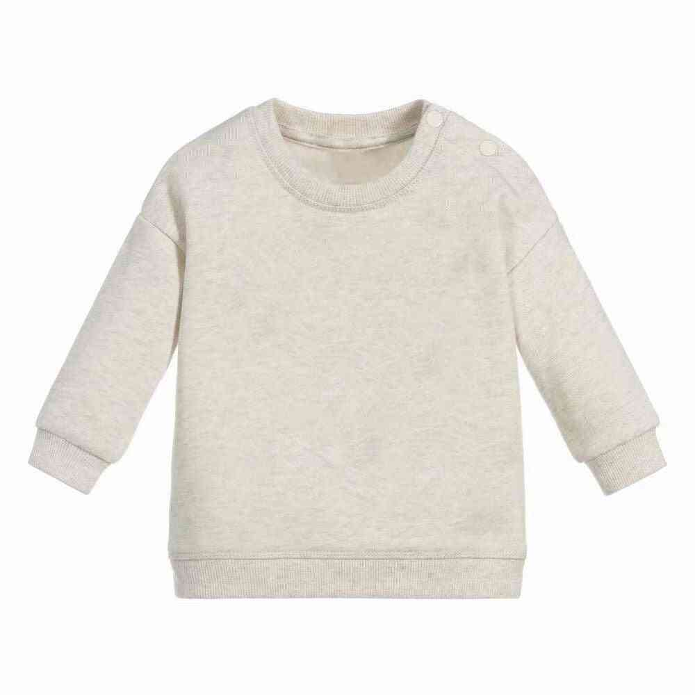 Kids Cotton Sweatershirt Pullover Tops, Baby Long Sleeve Romper