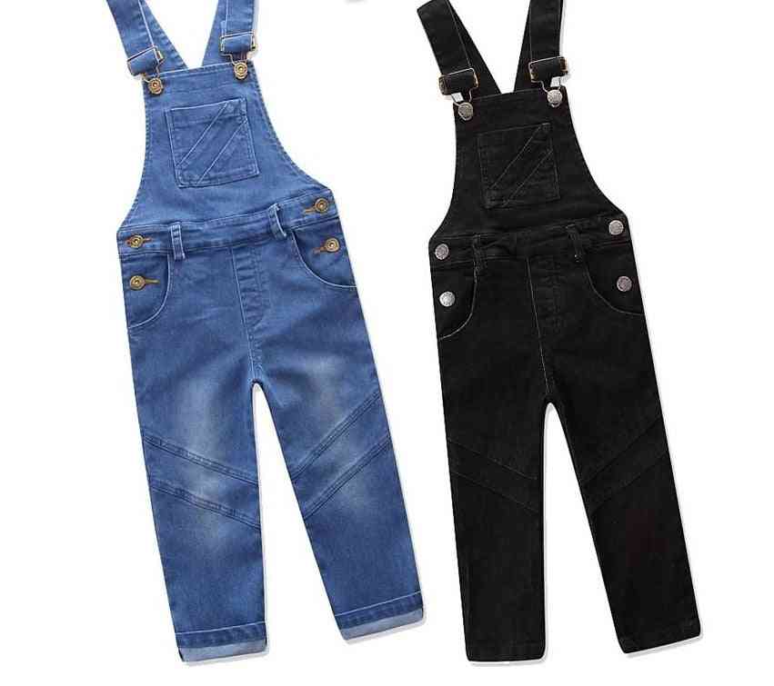 Boy Girl Suspender Trousers,  Cowboy Overalls Jeans