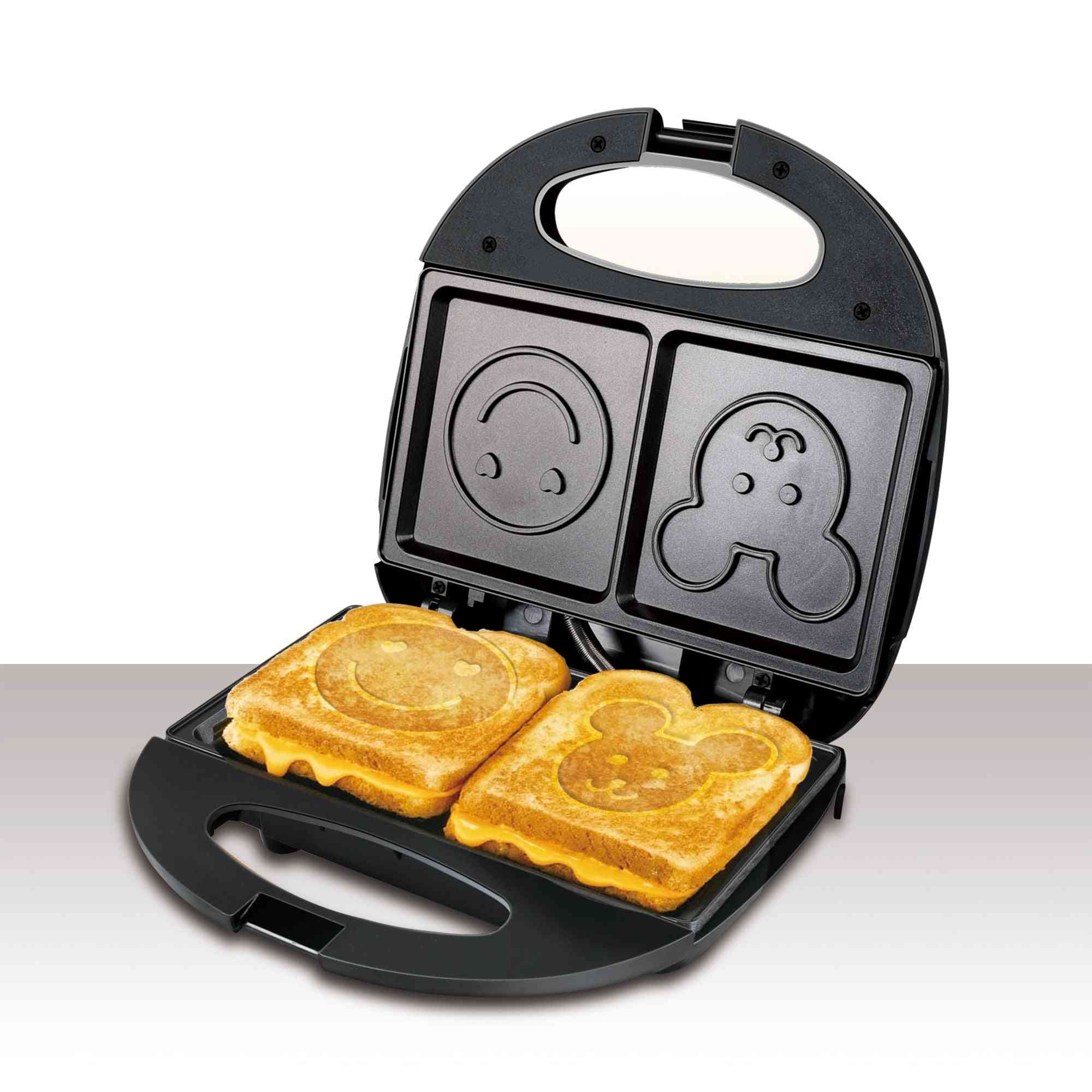 Electric Waffles Maker Cartoon Plate, Sandwich Machine Non-stick Coating, Cake, Oven, Breakfast