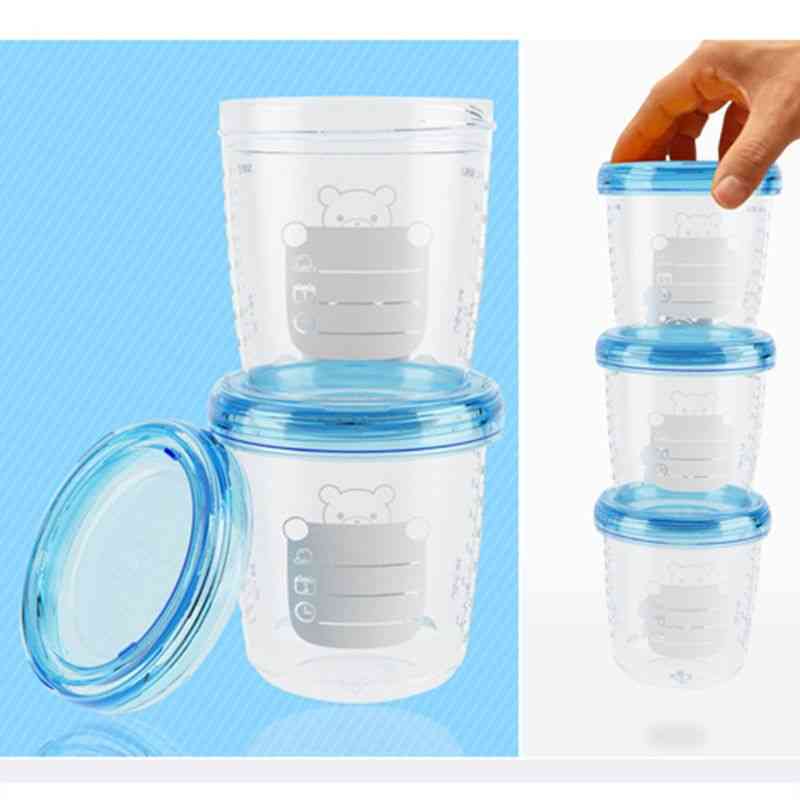 180ml Baby Breast Milk Storage Bottle Wide-caliber Food Freezing Container