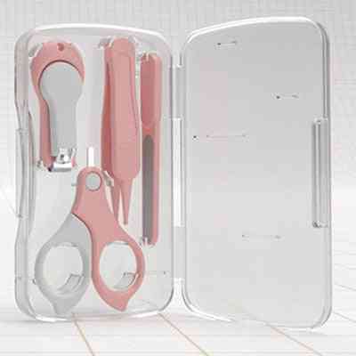 Portable Nail Clipper Trimmer File Tweezer With Box Manicure Kit