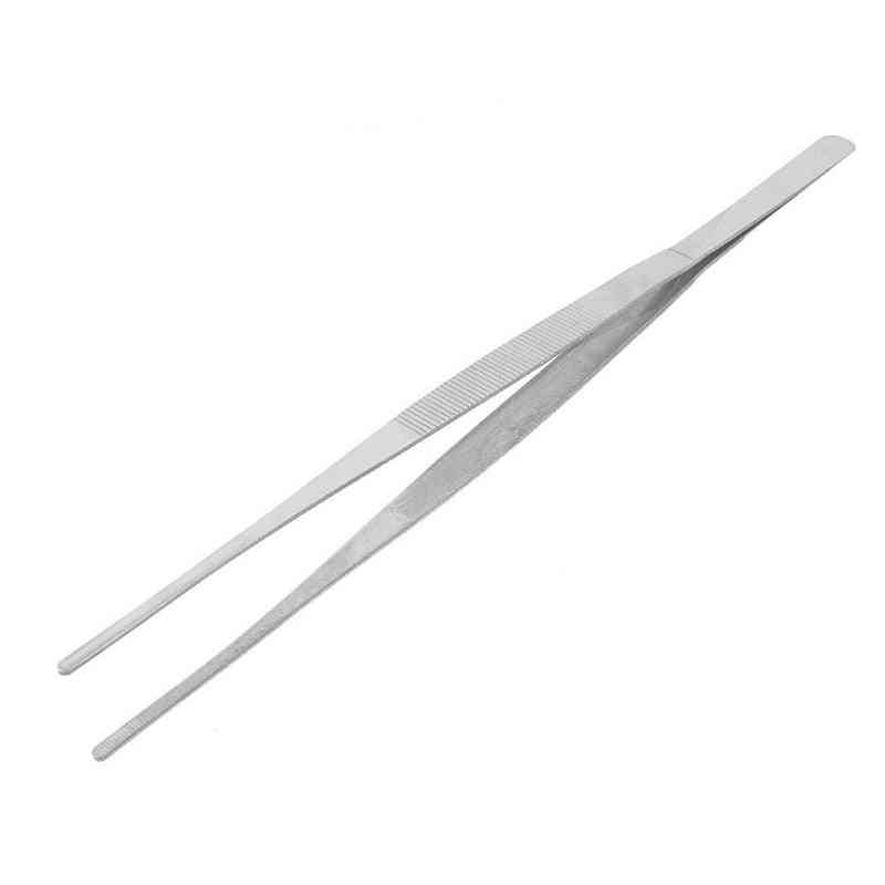 Stainless Steel- Straight Point Long, Magnetic Tweezer