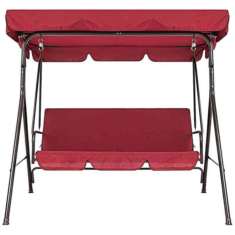 Universal Terrace Swing- Garden Chair And Top Covers (red)