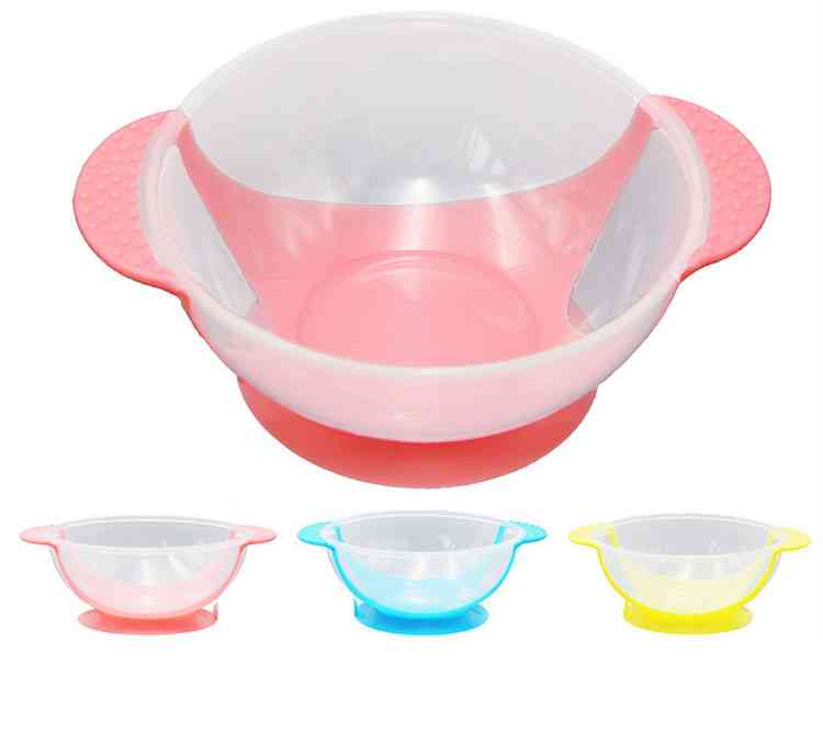 Baby Learning Dishes With Suction Cup, Safety Dinnerware Set