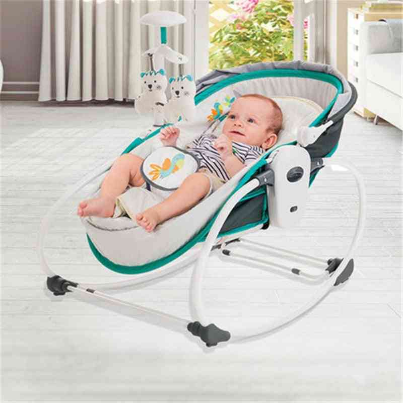 Electric Baby Shaker Vibration Rocking Chair, Smart Bed Cradle