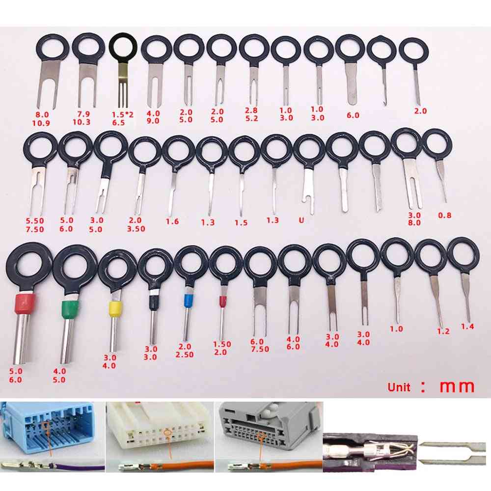 Car Electrical Wiring, Crimp Connector, Pin Needle, Extractor Repair Tools