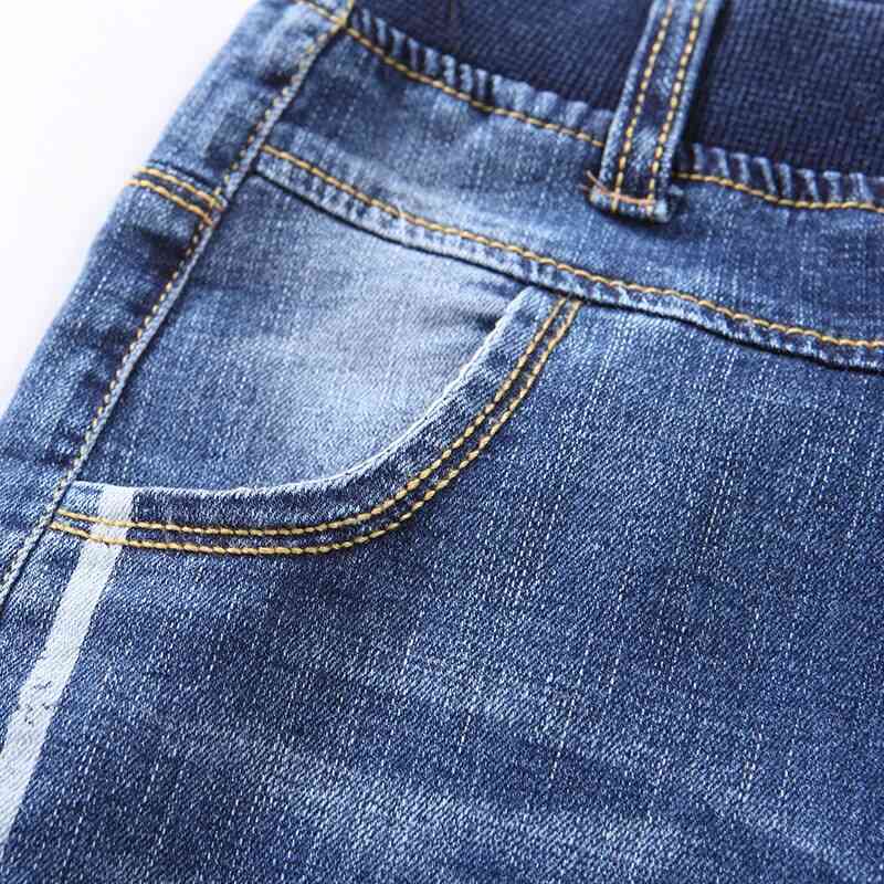 Forår efterår- overtøj denim jeans, bukser til