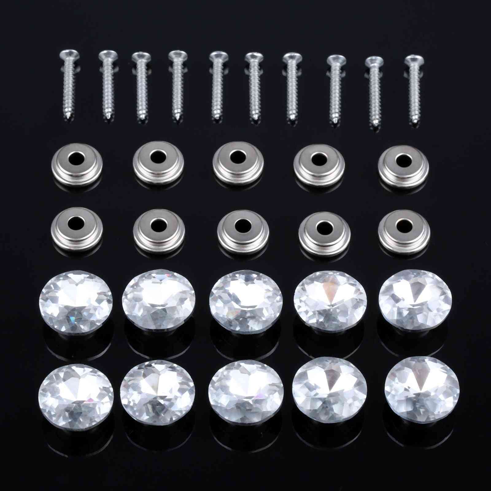 Diamond Crystal Upholstery Nails Button Tacks Studs Pins