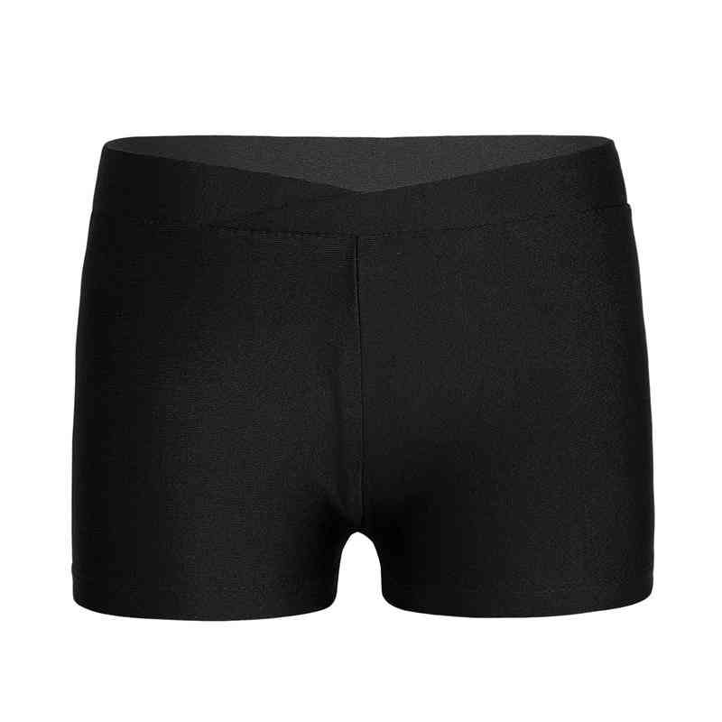 Kids V-front Waistband Shorts Bottoms For Sports/gymnastic