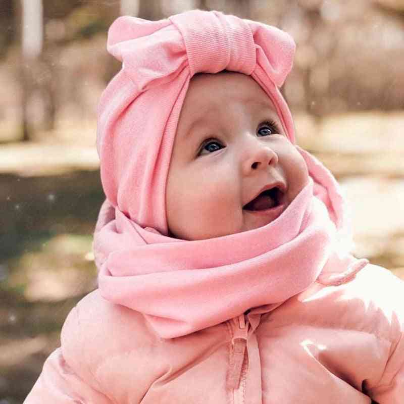 Balleen Shiny Warm & Infant Lovely Bowknot Hats