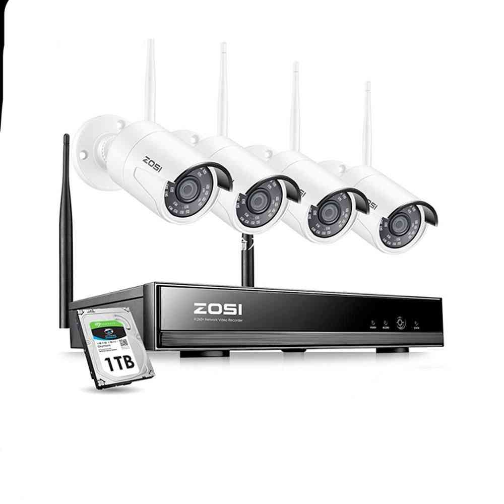 Wireless- Outdoor Video Recorder Camera, Cctv Ip Security System