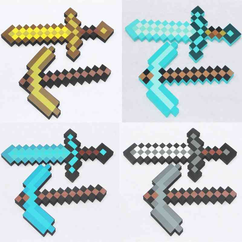 Diamond Sword & Pickaxe, Eva Foam Toy