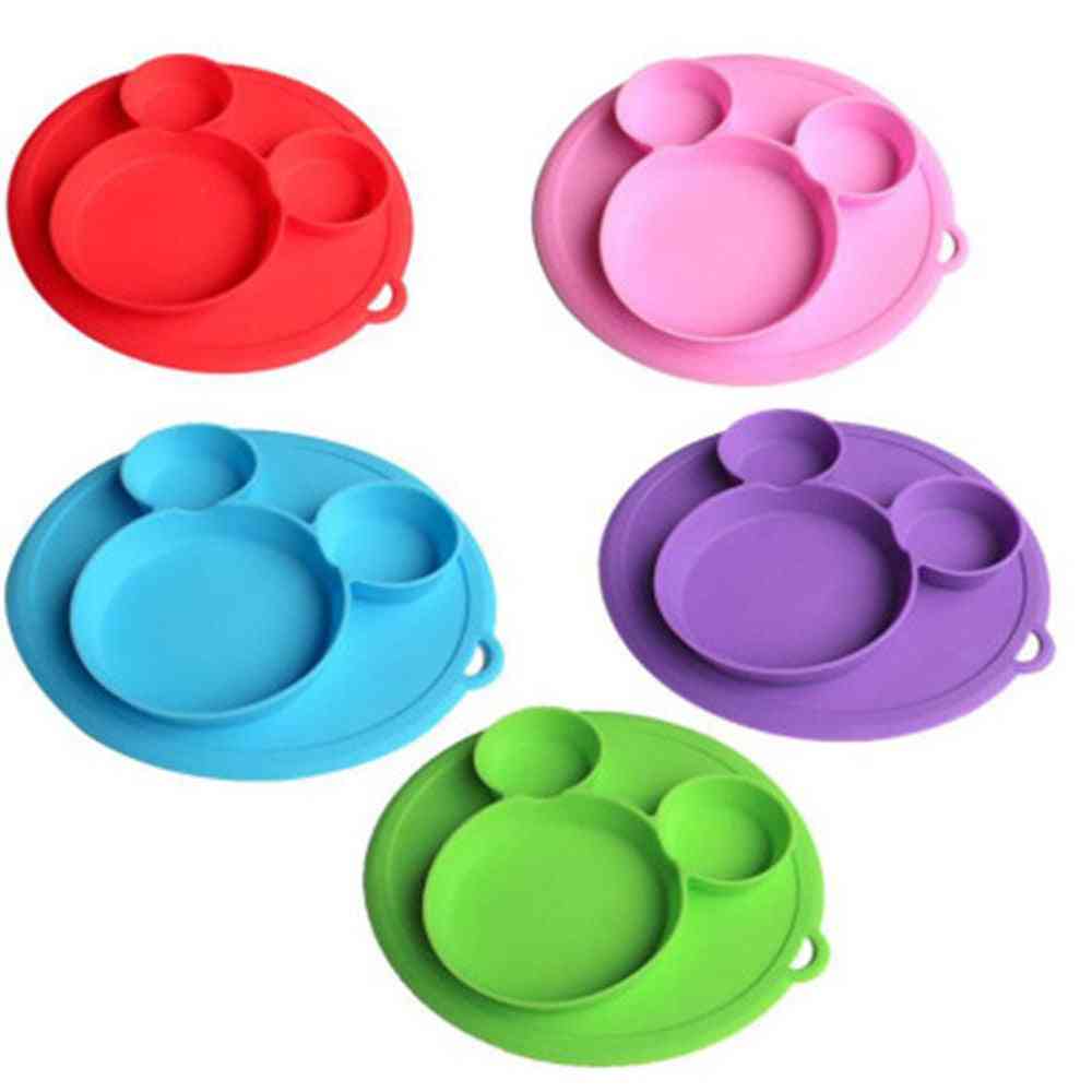 Baby Feeding Food, Silicone Safety Tableware, Bowl Eating, Dishes Plate Set