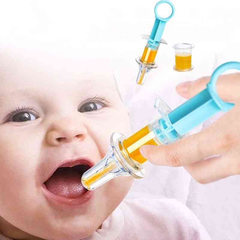 Vauvan lääkeannostelijan neulansyöttölaite, vastasyntyneiden purista lääkkeitä