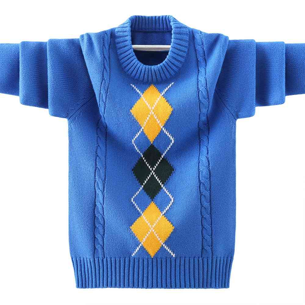 Boys Pullover Knitting , Winter's Clothing New Warm O-neck Sweater