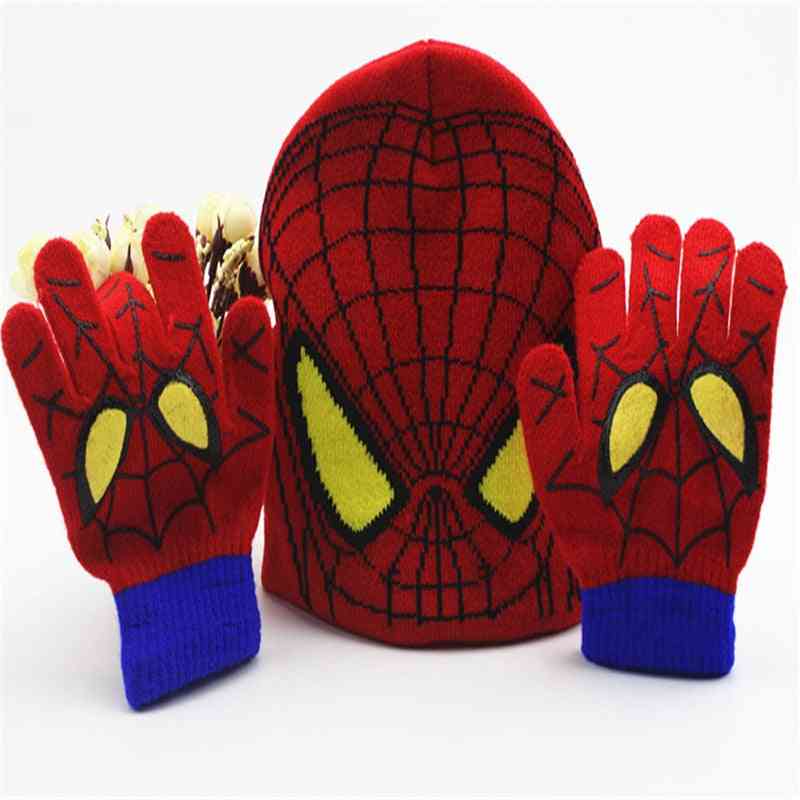 Kids Knitted Cap Gloves Sets
