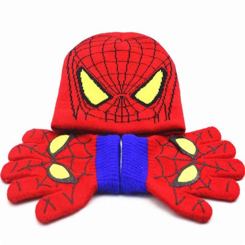 Kids Knitted Cap Gloves Sets