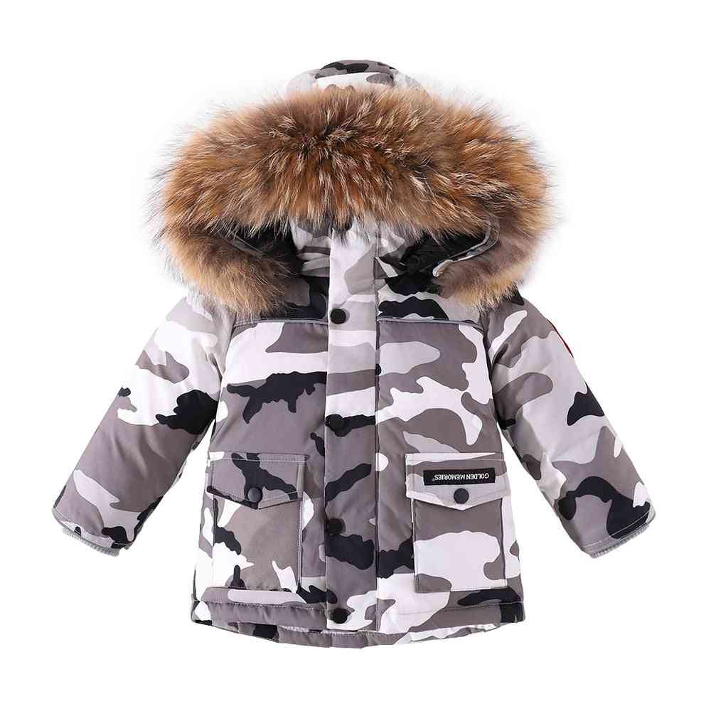 Børns baby dreng vinter vandtæt camouflage jakke