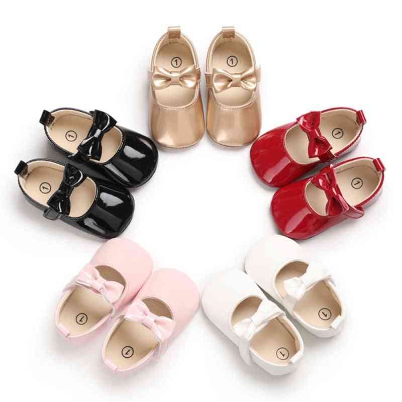 Princess Baby Girl Pu Leather Mary Jane First Walkers Shoes