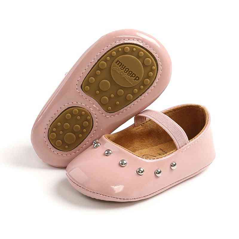 Baby Moccasins Pu Leather Soft Sole Anti-slip First Walkers Shoes
