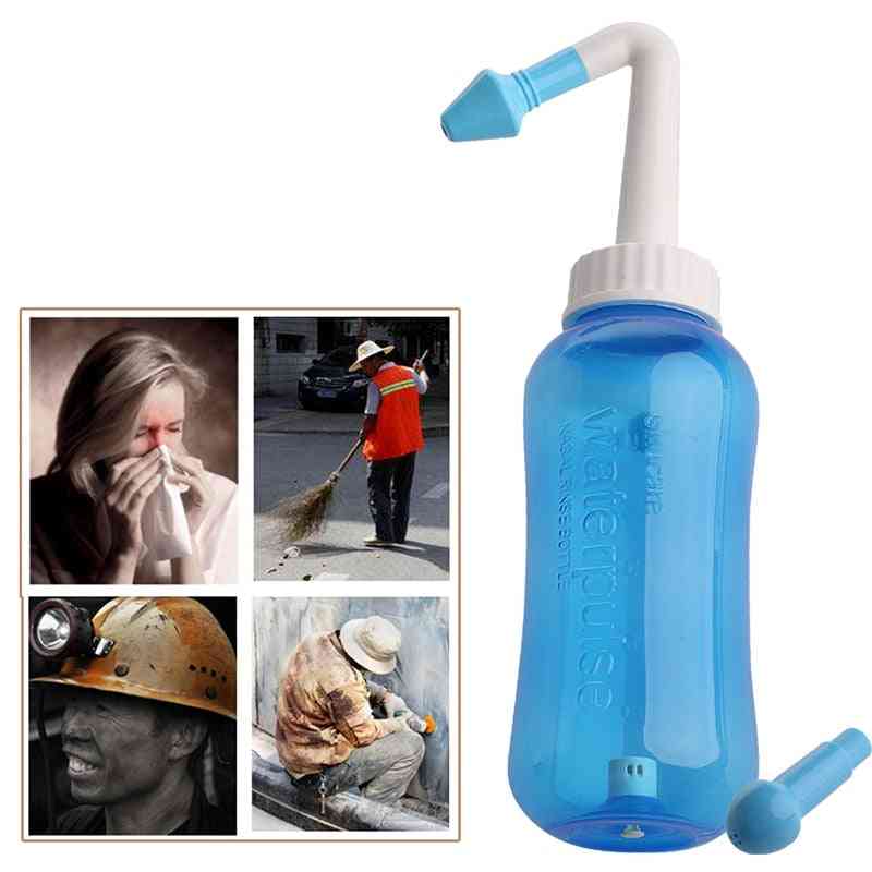 Nose Wash System Sinus & Allergies Relief Nasal Pressure Rinse Neti Pot