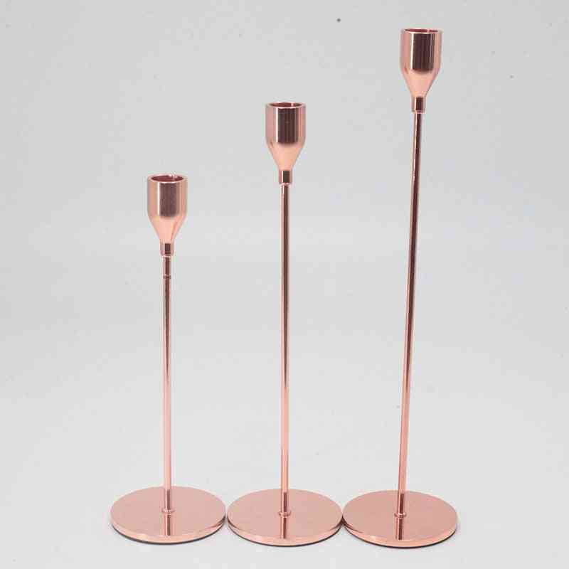 Metal Candle Holders Luxury Candlestick Fashion Stand