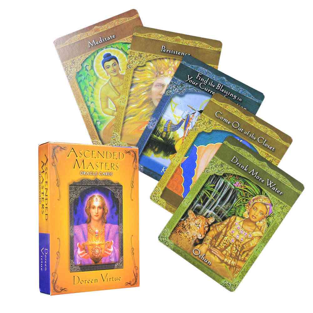 Ascended Masters, Oracle Tarot Cards, Family Board Games Divination For