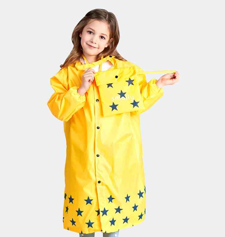Children Raincoat Waterproof Rainwear Hoodie