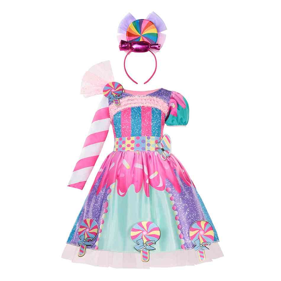 Letné princeznovské šaty, dievčenské šaty elsa anna šaty pre dievčatko