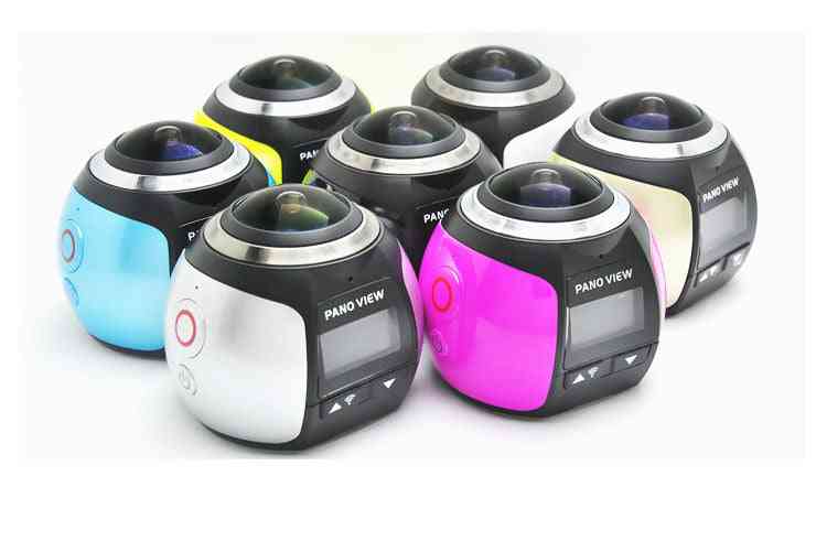 360, Hd Ultra Mini Panoramic Camera, Wifi 16mp, 3d Sports