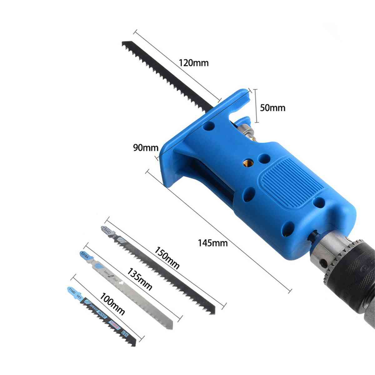 Cordless Reciprocating Saw Adapter Electric Drill