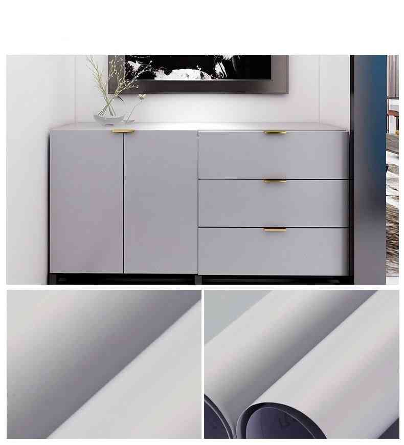 Furniture Cabinets Self Adhesive Film Pvc Waterproof Wallpaper