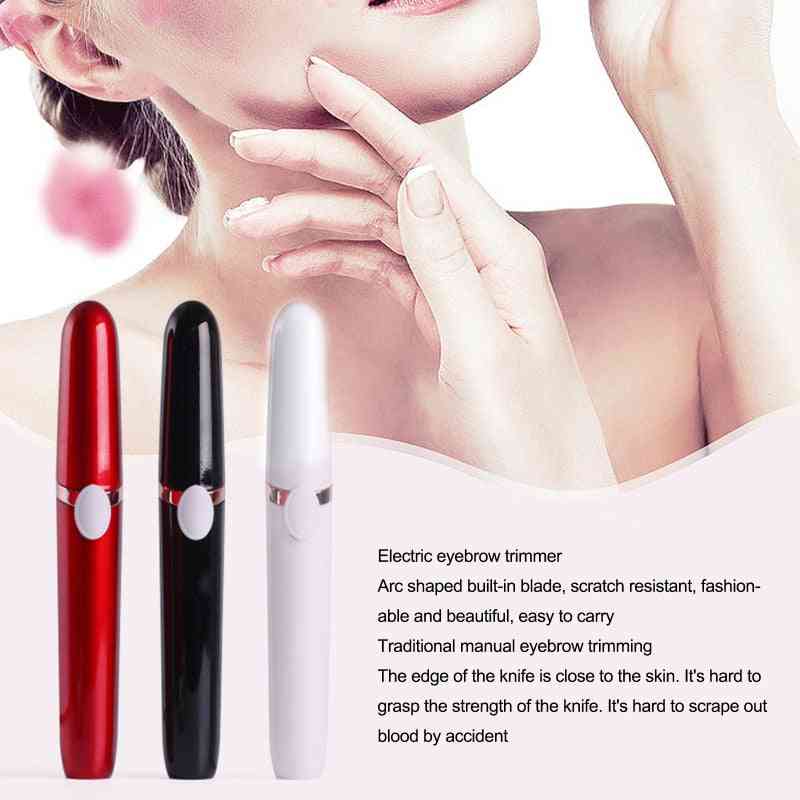 Maquillage tondeuse à sourcils électrique, épilateur sourcils indolore, mini rasoir, portable, épilateur facial, épilateur femme