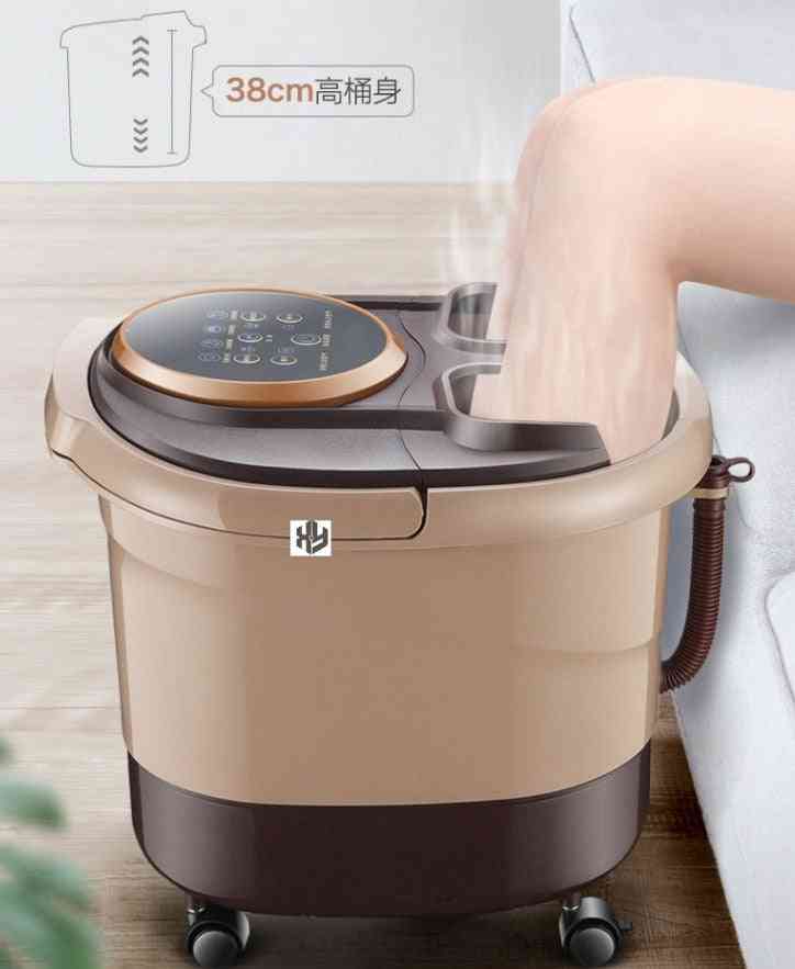 Footbath Household Electric Massage, Heating Barrel, With Automatic Tub