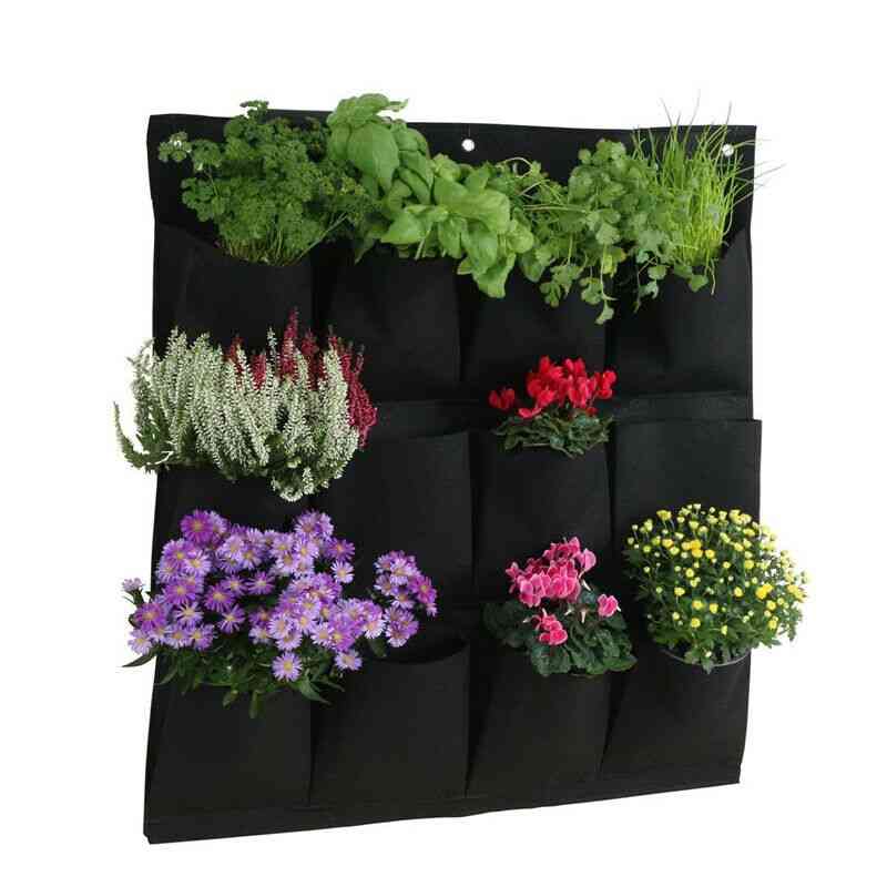 Tasche borsa per piante da appendere al muro del giardino