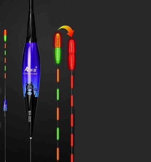 Inteligentné rybárske LED plavákové svetlo, gravitačné nočné viazanie batérie, príslušenstvo na zarážku čipu