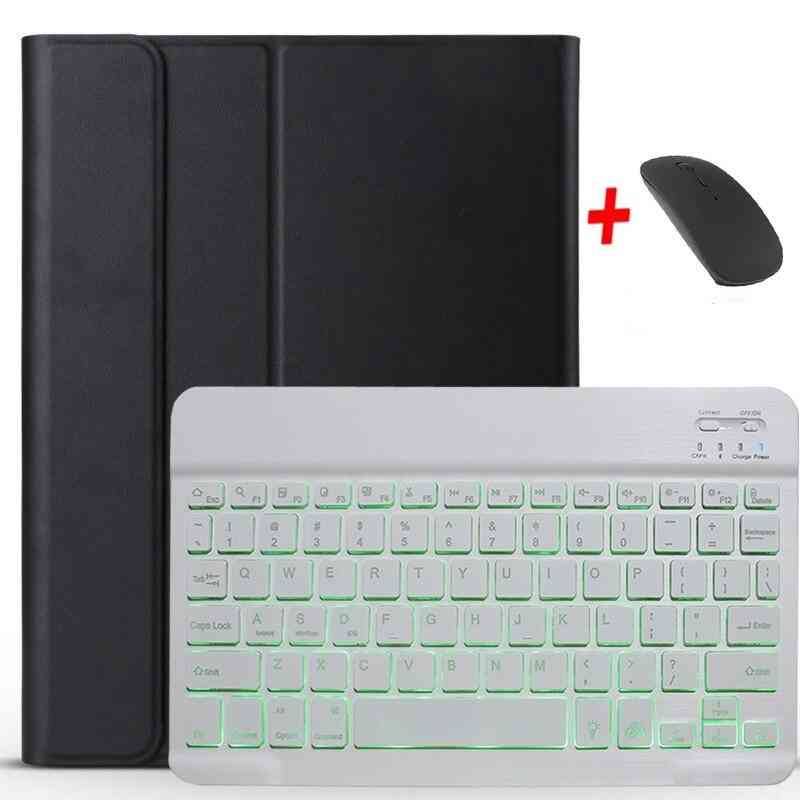 Backlit Keyboard Case For Samsung Galaxy Tab With Mouse Bluetooth
