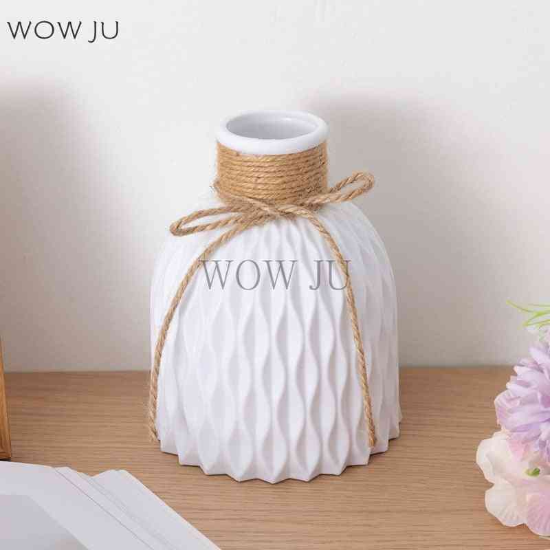 Plastic Home Decoration Anti-ceramic Vases