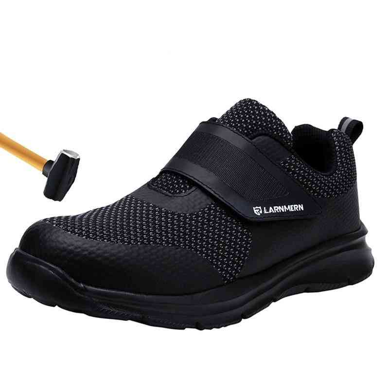 Men's Safety Shoes, Construction Protective 3d Shockproof Work Sneaker
