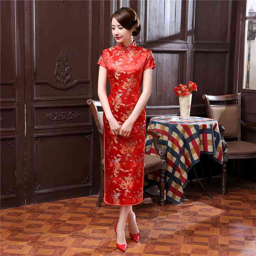 Chinese Traditional Costumes Women Tight Bodycon Dress Suit