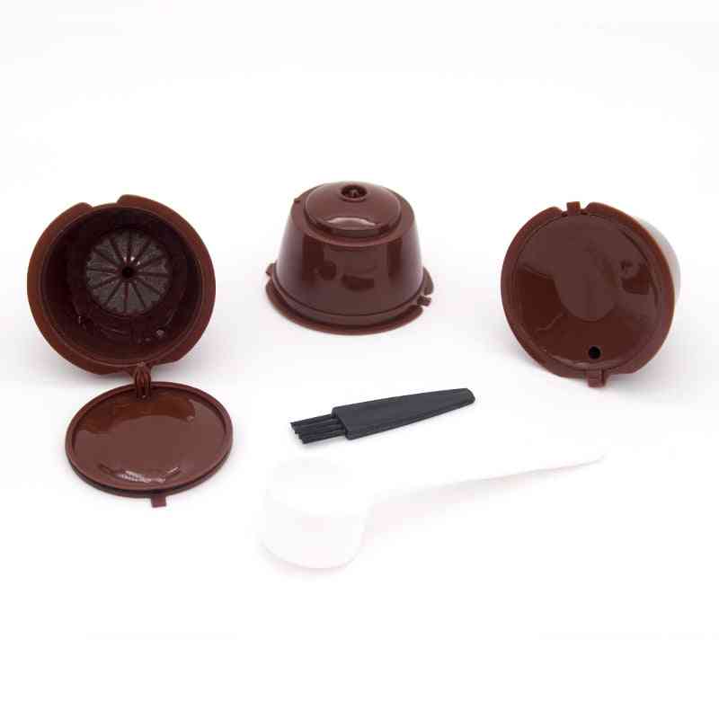 Pack capsule de café dolce gusto réutilisable en plastique rechargeable