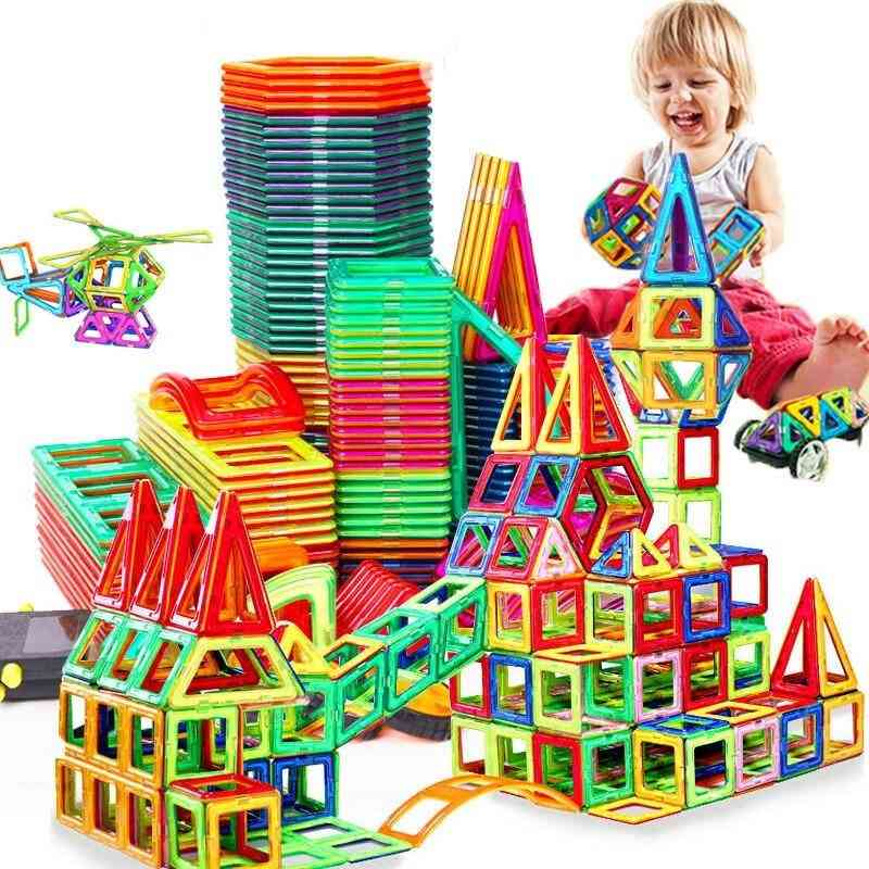 Concepteur magnétique, jeu de construction-modèle de blocs de construction jouet