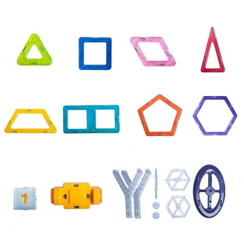 Concepteur magnétique, jeu de construction-modèle de blocs de construction jouet