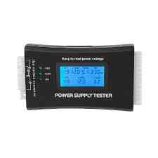 Pc Computer Lcd 20/24 Pin 4 Psu Atx Btx Itx Sata Hd Hdd Power Supply Tester