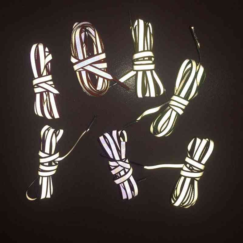 Double Side Reflective Safety Shoelaces