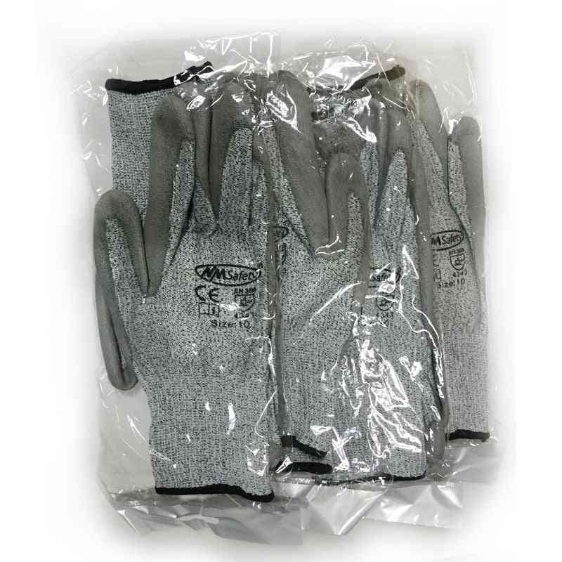 Anti-kniv sikkerhetsbeskyttelse kutte motstandsdyktige hansker