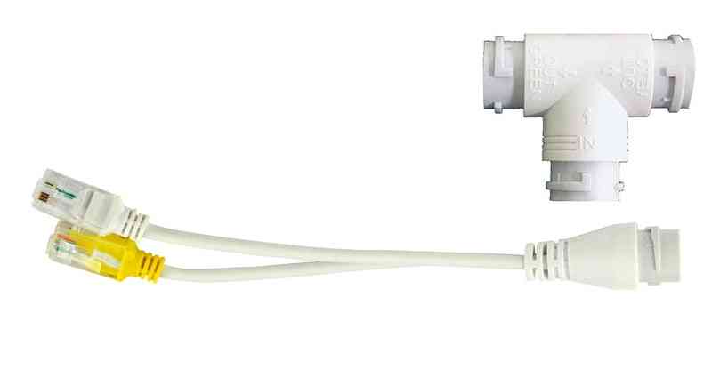 2-in-1 Network Cabling Connector Head For Security Camera