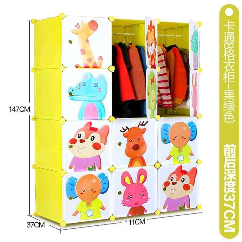 Baby Wardrobe Resin Kids Closet Armoire Enfant Assembly Storage Cabinets For